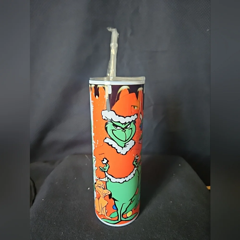 Dunkie' Junkie Dunkin' Grinchmas‎ Christmas 20oz Custom Tumbler Cup